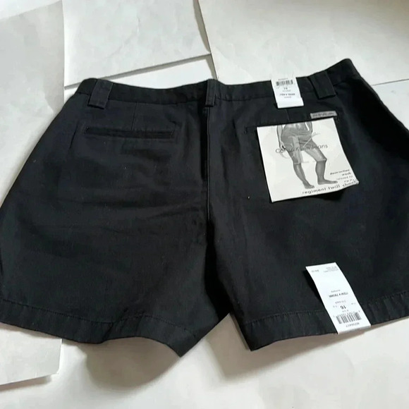Calvin Klein regiment twill shorts black size 16 NWT - Picture 4 of 5